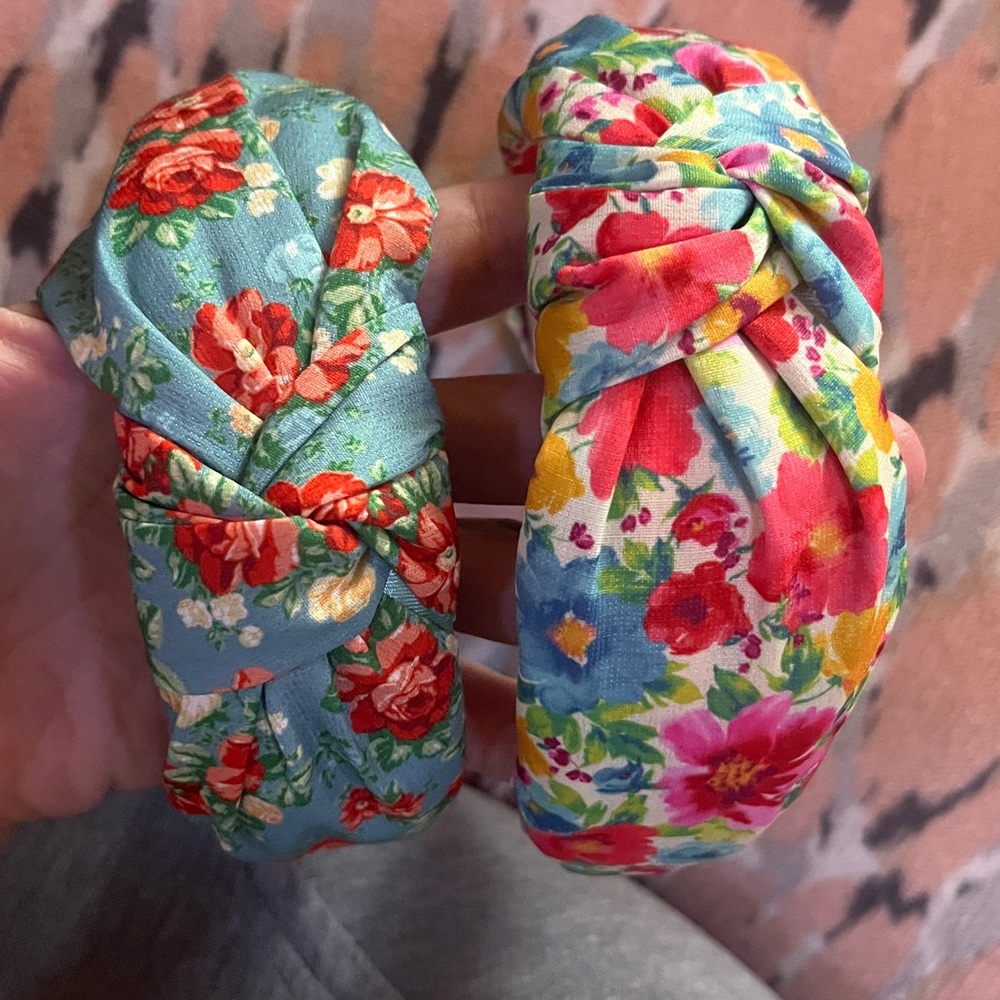 Floral Knotted Headbands
